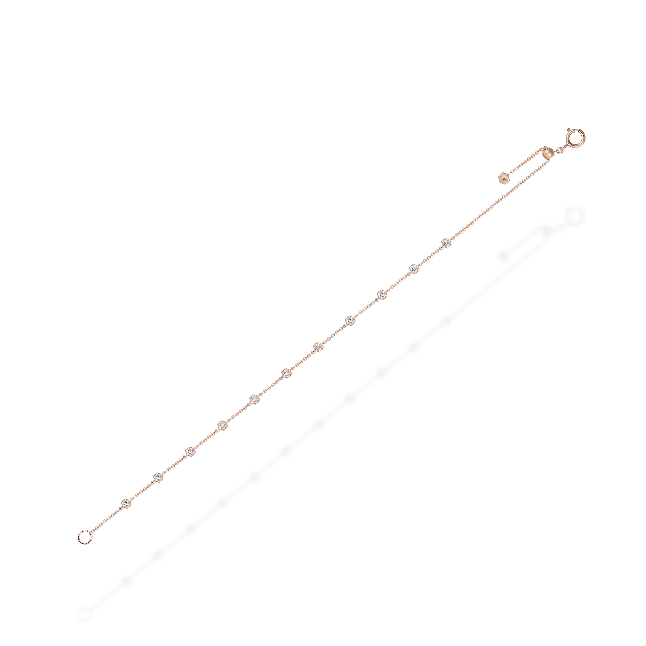 Twinkle by the yard diamond bracelet